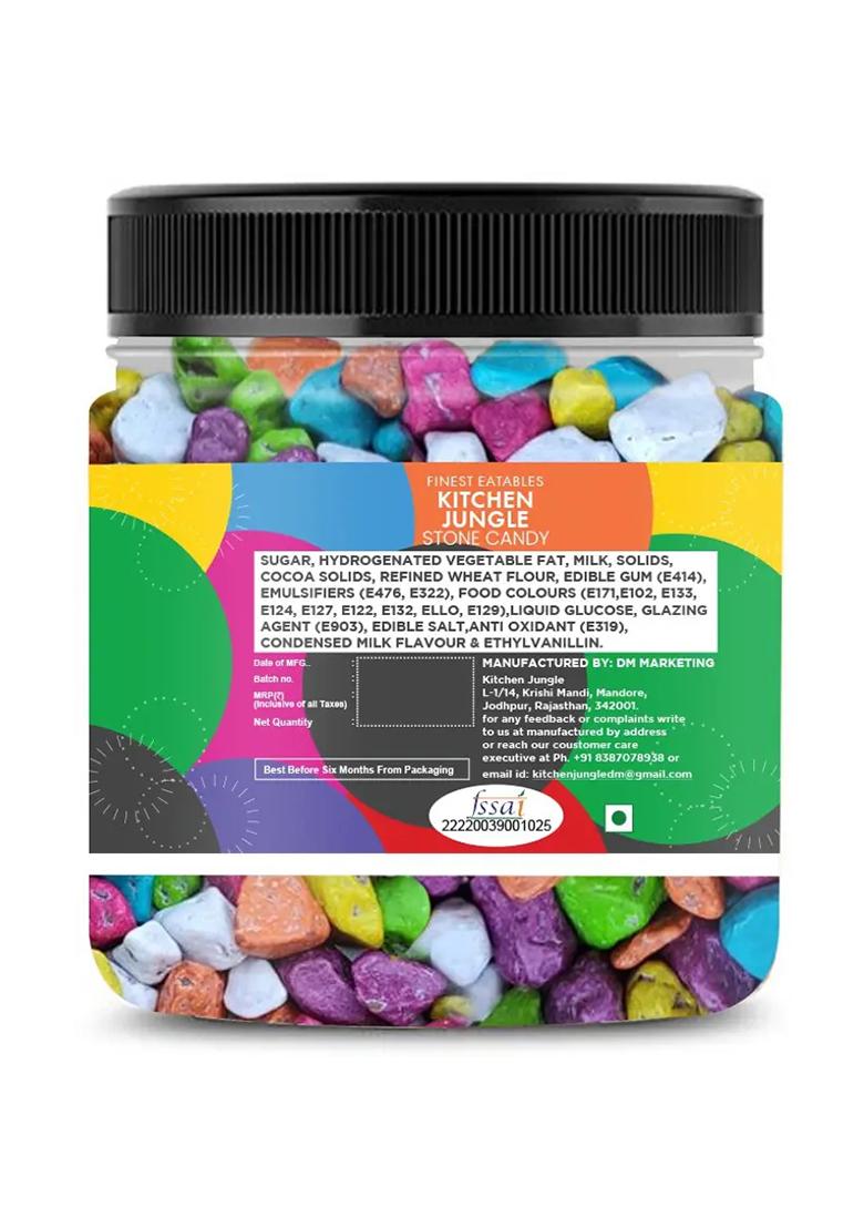 Kitchen Jungle New Stone Candy ( Pebbles/Soft ) - Rock | Milk Chocolate Shape (Choco Rocks) (400 G) - Indya
