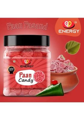 Gd Energy Paan Flavour Candy | Khatti Mithi Goli Toffee Jar Pack (250 G)