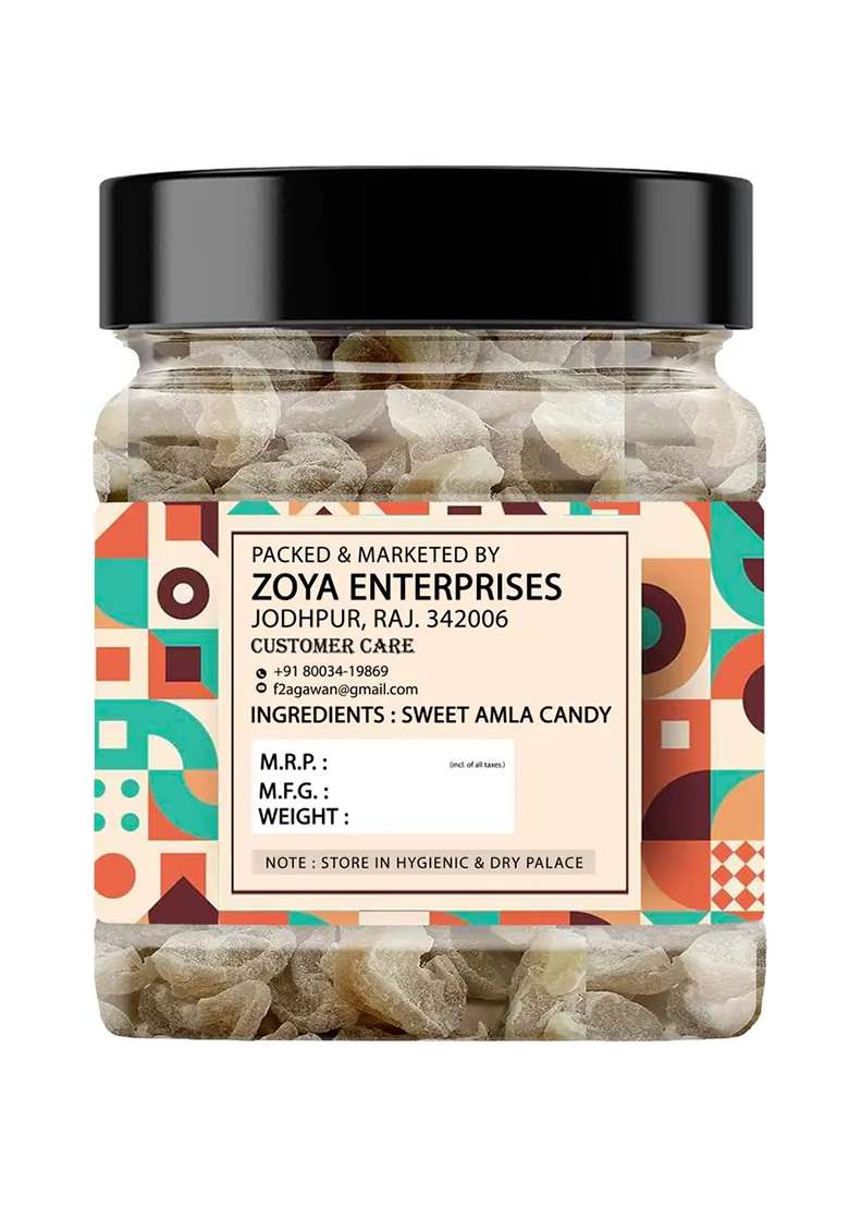 Gumbaz Dry Sweet Amla Candy | Indian Gooseberry , Delicious Avla (300G) (300 G) - Indya