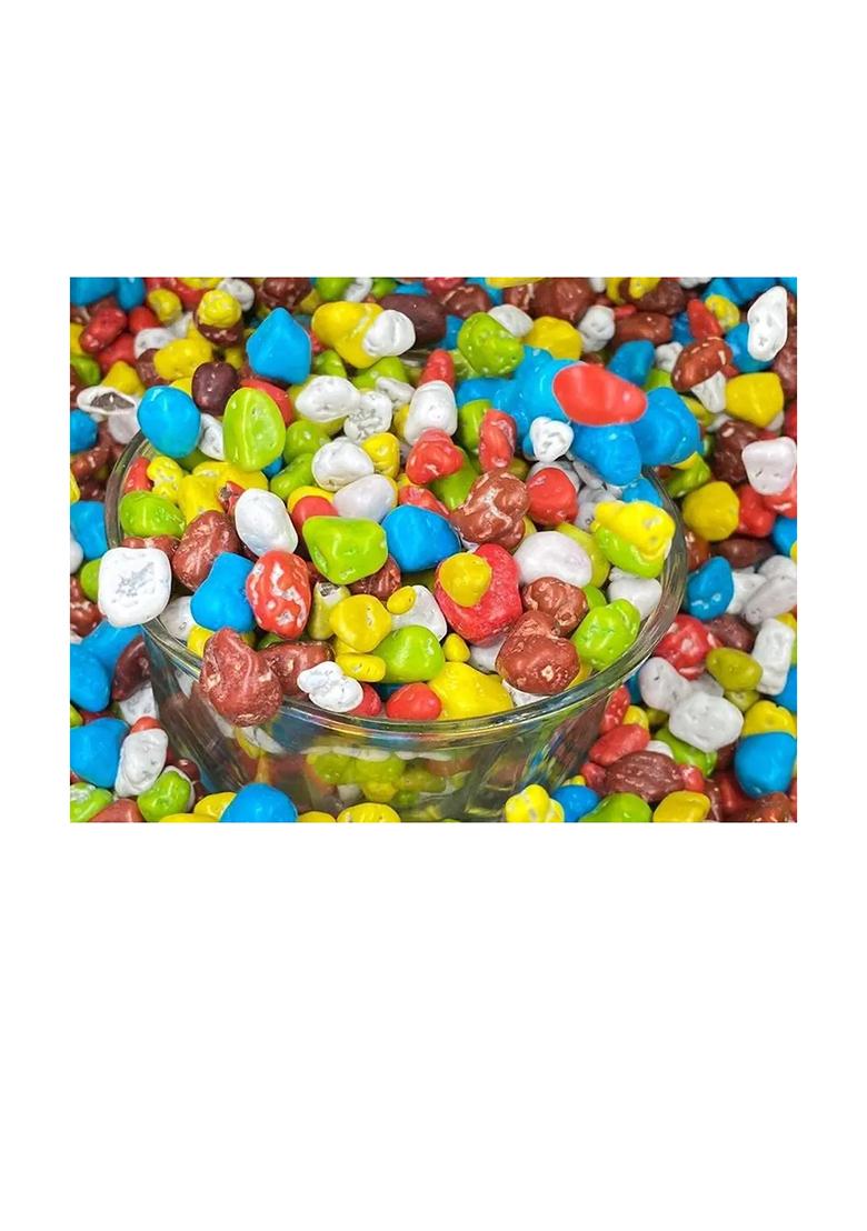 Freshocartz Stone Rock Candy / Caramels Marble Chocolate Crackles Beans Munchies (Soft And Crunchy) Sweet (100 G) - Indya