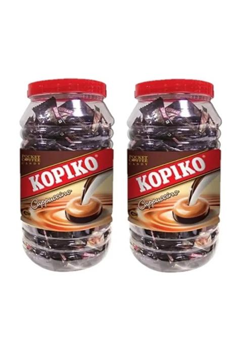 Kopiko Cappuccino Chocolate Toffee Jar, 805G (Pack Of 2) Coffee (2 X 0.8 Kg)