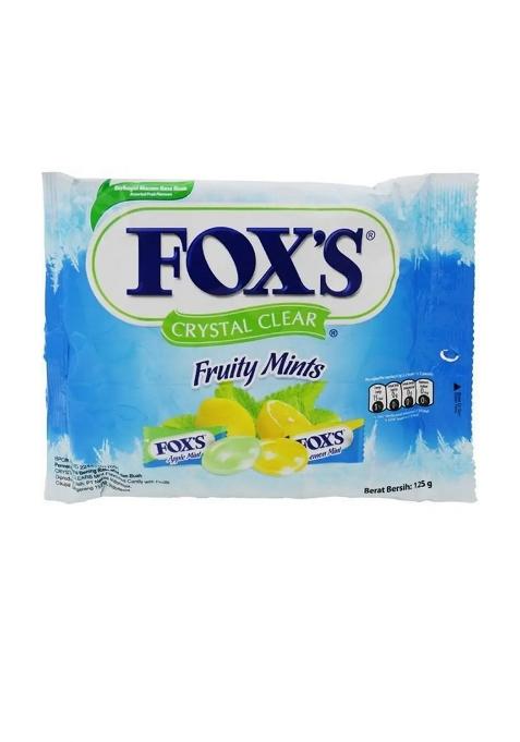 Fox'S Crystal Clear Fruity Mints , 125G Candy (125 G)