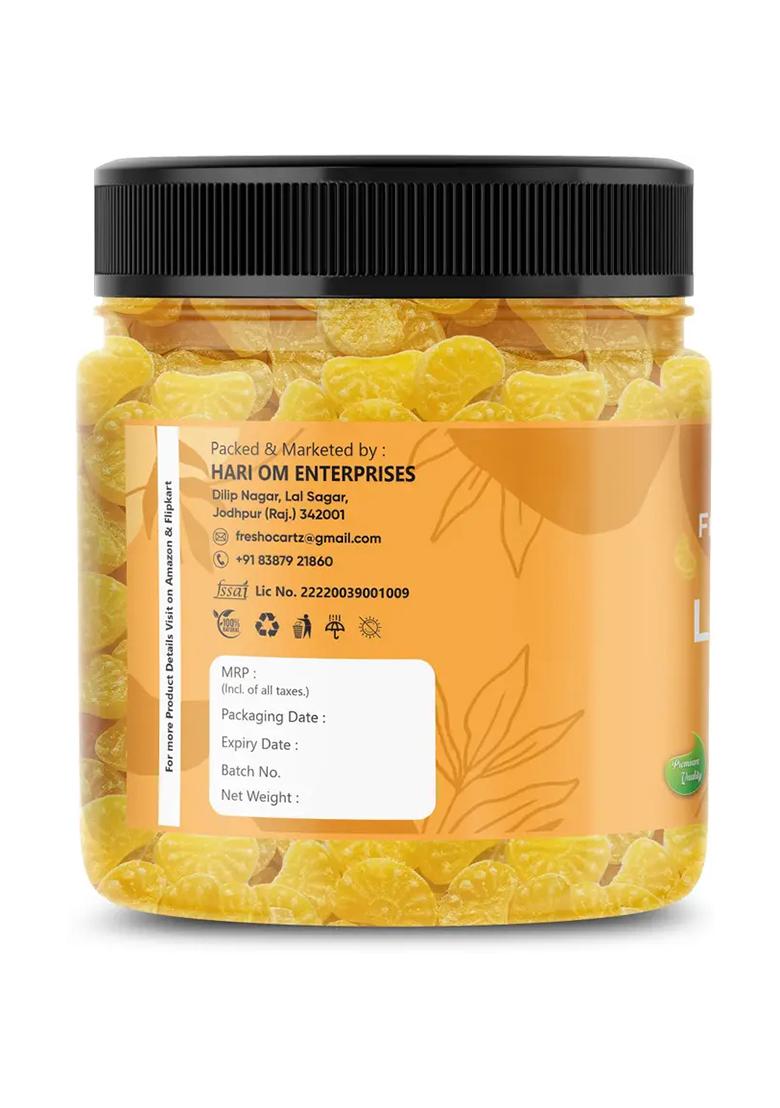 Freshocartz Lemon Candy | Flavoured For Kids Khatti Mithi Nimbu Sweet And Sour Candy, Goli, Meethi, (400 G) - Indya