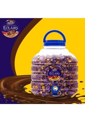 Myfruit Eclairs Candy Jar (1000 X 5 Gram) Chocolate Toffee Pieces)