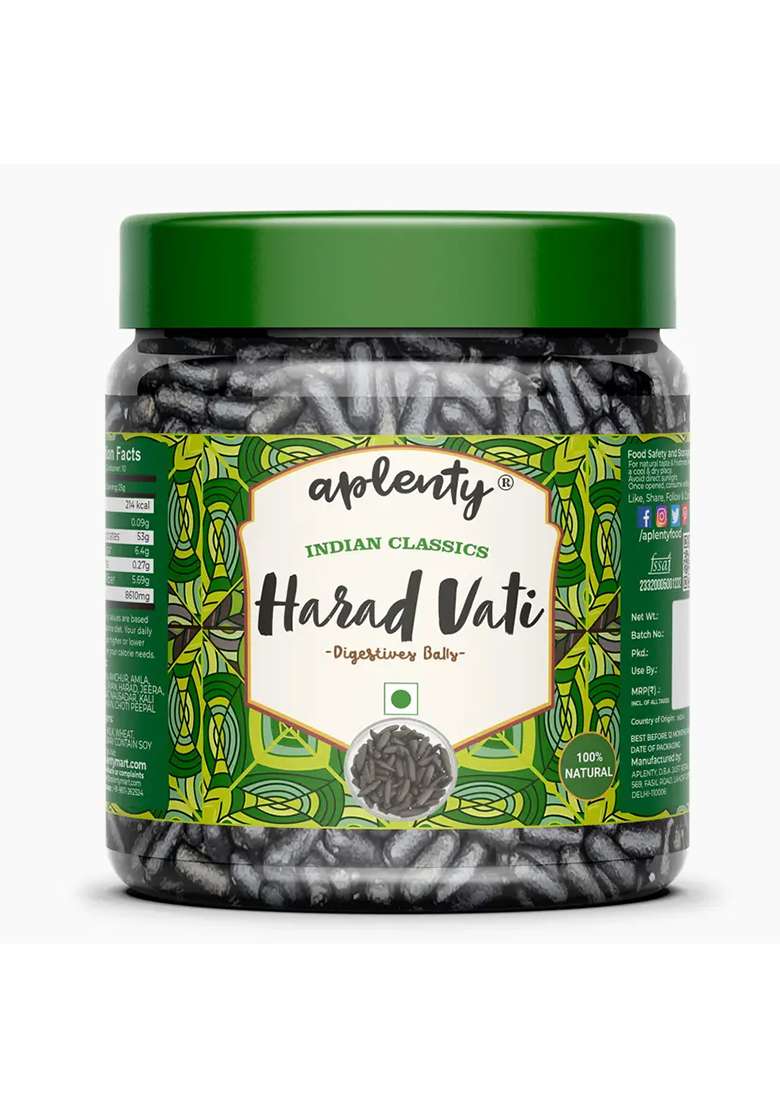 Aplenty Harad Vati | Chatpati Vatee Churan Digestive Mouth Freshener After-Meal Tangy Candy (400 G) - Indya