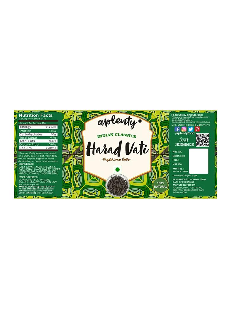 Aplenty Harad Vati | Chatpati Vatee Churan Digestive Mouth Freshener After-Meal Tangy Candy (400 G) - Indya