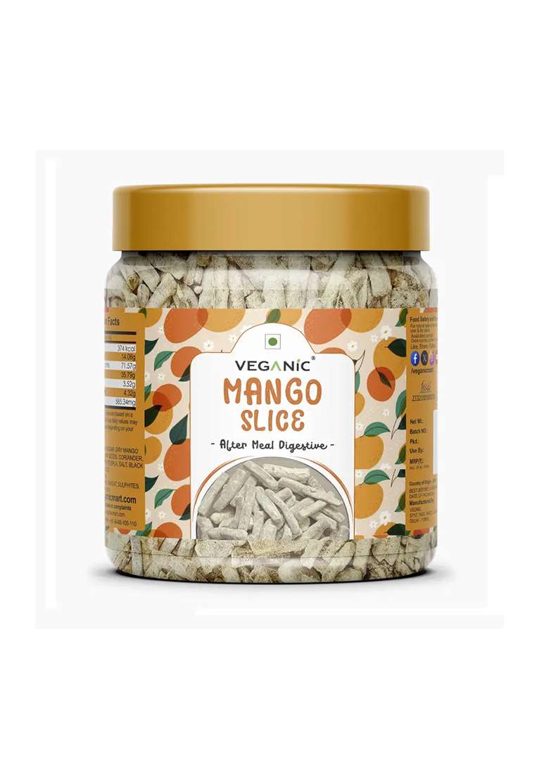 Veganic Mango Slice Pachak | Sweet And Tangy Snack Aam Spicy Candies Sour Candy (200 G) - Indya