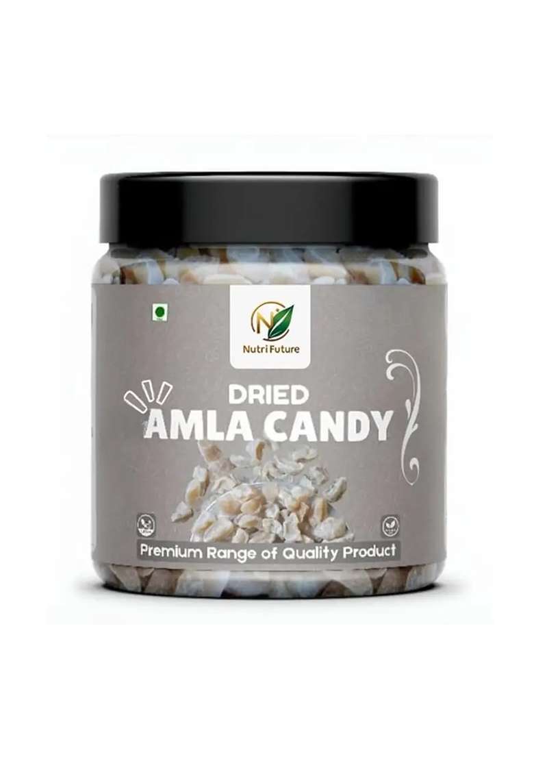 Nutrifuture Dried Amla Candy | Sweet Mitha Avla Gooseberry Fruit (100 G) - Indya