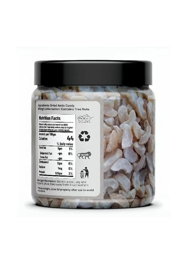 Nutrifuture Dried Amla Candy | Sweet Mitha Avla Gooseberry Fruit (100 G) - Indya