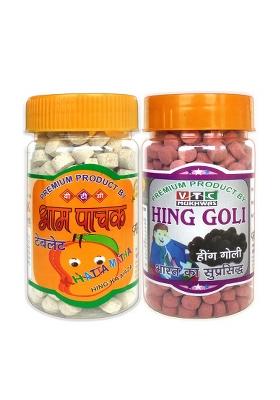 Vtc Digestive Ayurvedic Aam Pachak Candy Or Hing Tablet Goli Hing, Saunf (2 X 150 G)