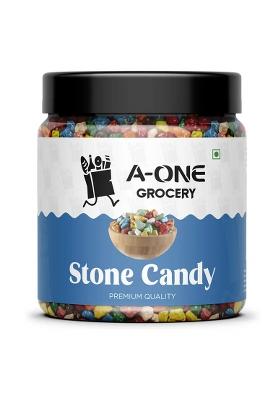 A-One Grocery Tasty Stone Candy | Rock Milk Chocolate Shape Flavor (250 G)