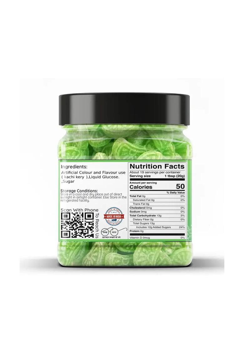 Renewtria Kachi Keri Candy /Kaccha Aam Toffee |Kachi -400Gram Jar Pack (400 G) - Indya