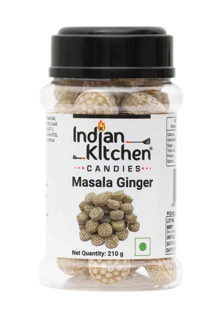 Indian Kitchen Masala Ginger Candy 210G (Pack Of 2) (2 X 210 G) - Indya