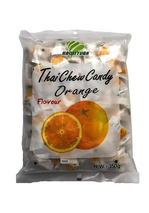 Haoliyuan Thai Chew Candy Orange 100Pcs (Imported) (350 G)