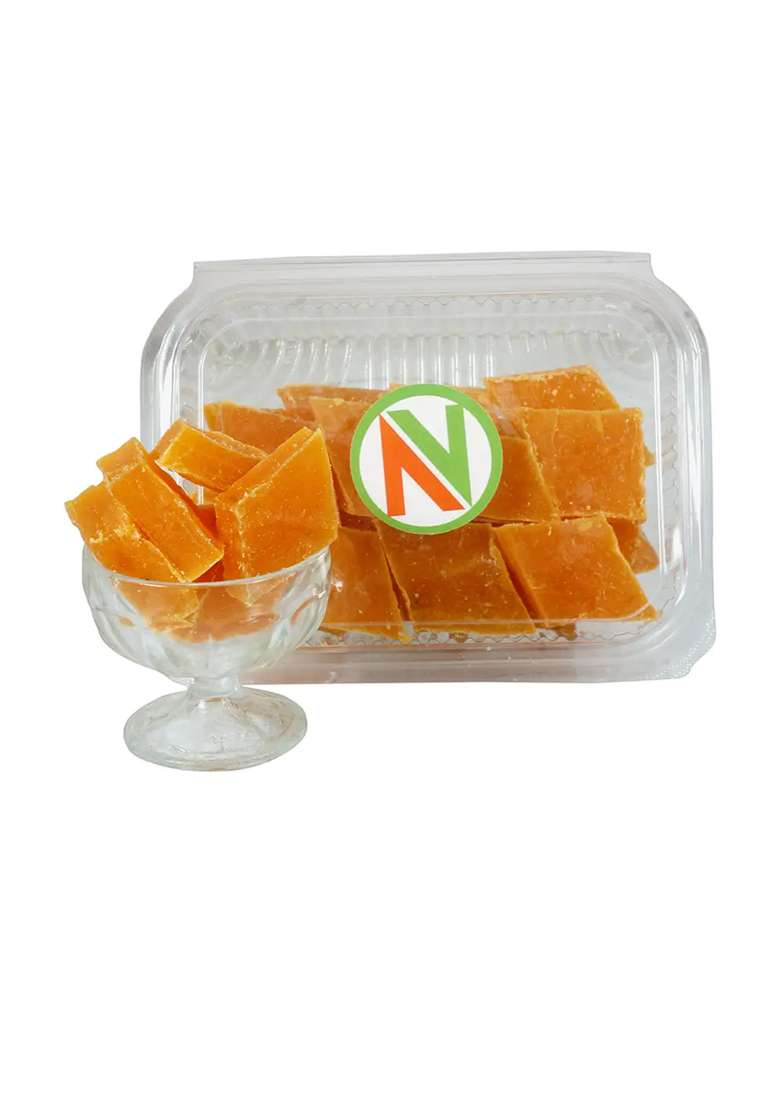 Nature Vit Mango Katli, 250G [Khatta Meetha Aam Papad Candy] Toppings & Chips (250 G) - Indya