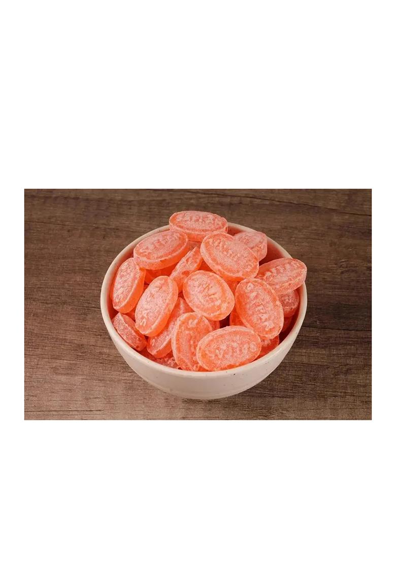Dikshika Orange Candy | Narangee Toffee Flavoured Jar Pack (400 G) - Indya