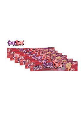 Sour Punk Candy Stick - Strawberry Flavour 40 G | Chewy Flavoured (Pack Of 6) (Imported) Sticks (6 X 30 G)