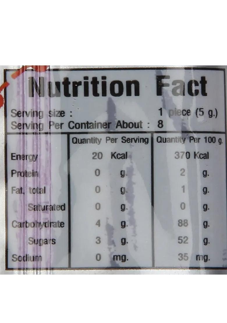 Sour Punk Candy Stick - Strawberry Flavour 40 G | Chewy Flavoured (Pack Of 6) (Imported) Sticks (6 X 30 G) - Indya