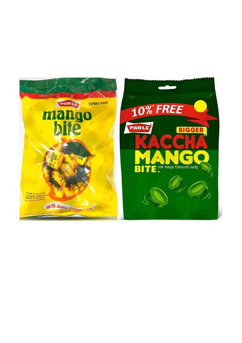 Parle Mango Bite Juicy & Kaccha Toffee (2 X 250 G) - Indya