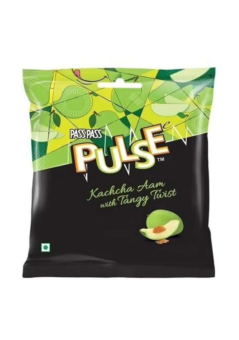 Pass Tripple Twist Pouch | 50 Pcs And Kachha Aam Small Pack Of 2 All Mix, Kachcha Candy (2 X Pieces) - Indya