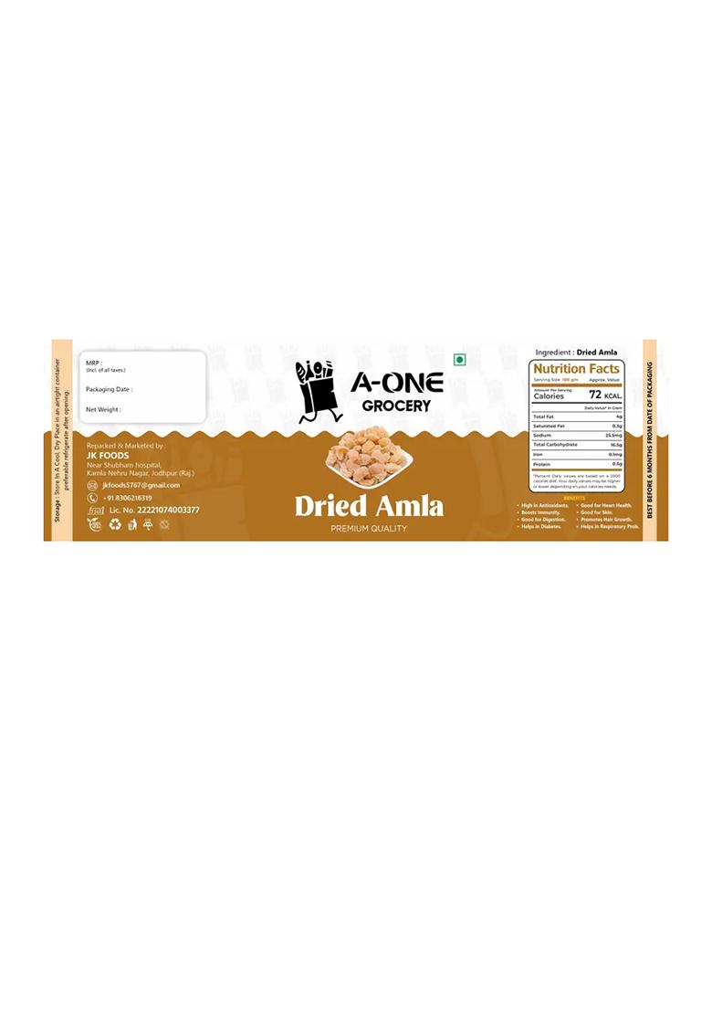 A-One Grocery Yummy Dried Amla Candy Sweet (100 G) - Indya