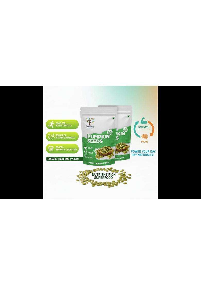 Famreliable Pumpkin Seeds 400G Pack Of 2 X 200G Kaddu Ke Beej Highprotein Magnesium Zincrich Superfood Glutenfree Vegan Ketofriendly Snack For Roastin - Indya