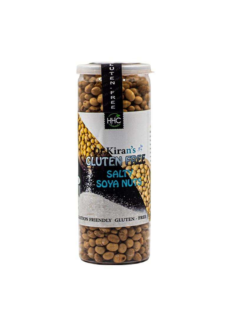 Dr Kirans Gluten Free Soyaa Nutss Pack Of 2 300 Gm Salted Flavour Healthy Soya Nuts Hhc Soya Nuts Roasted Namkeen Healthy Crunchy Tasty Snack Ready To - Indya
