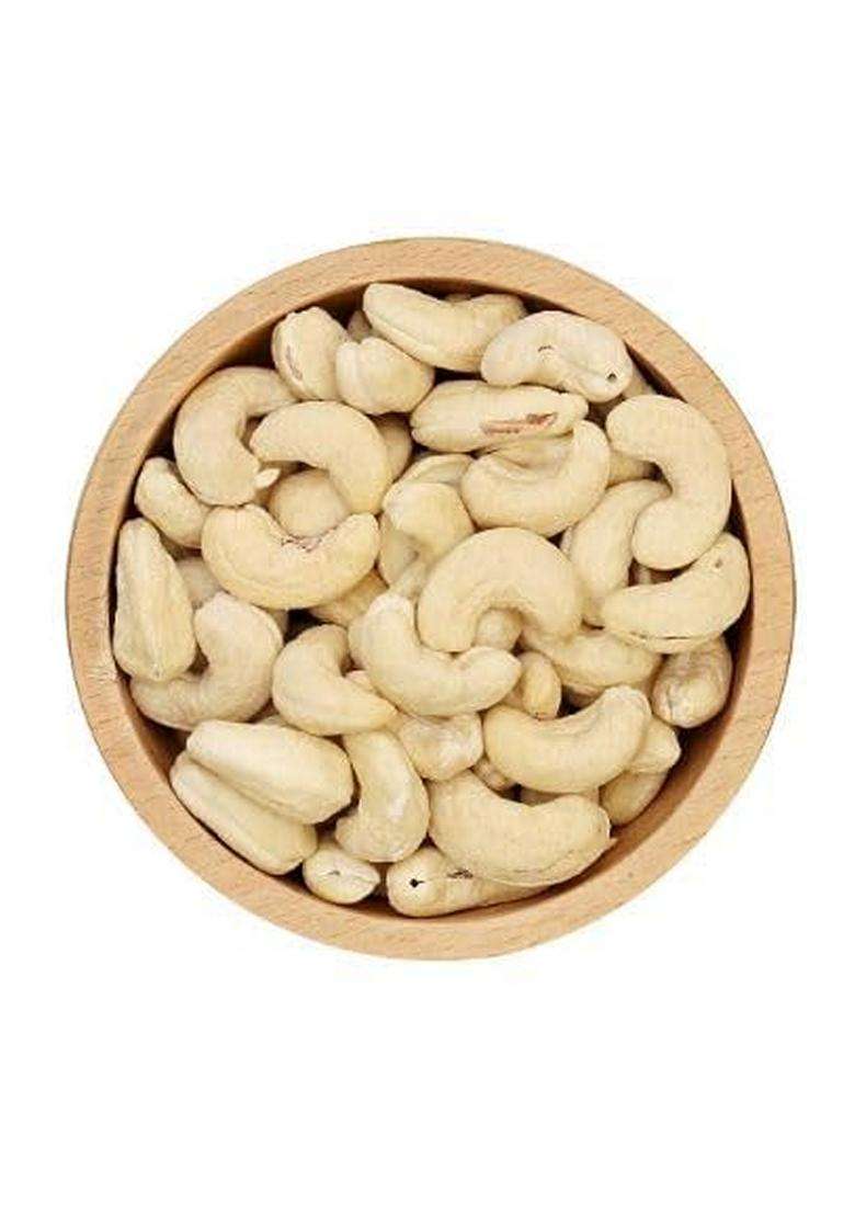 The Maharaja Spices Whole Cashews 250Gm Grade W320 Kaju Glutenfree Plant Based Protein Firm Texture Rich Taste Regularsized Nonsplit Healthy Snack - Indya