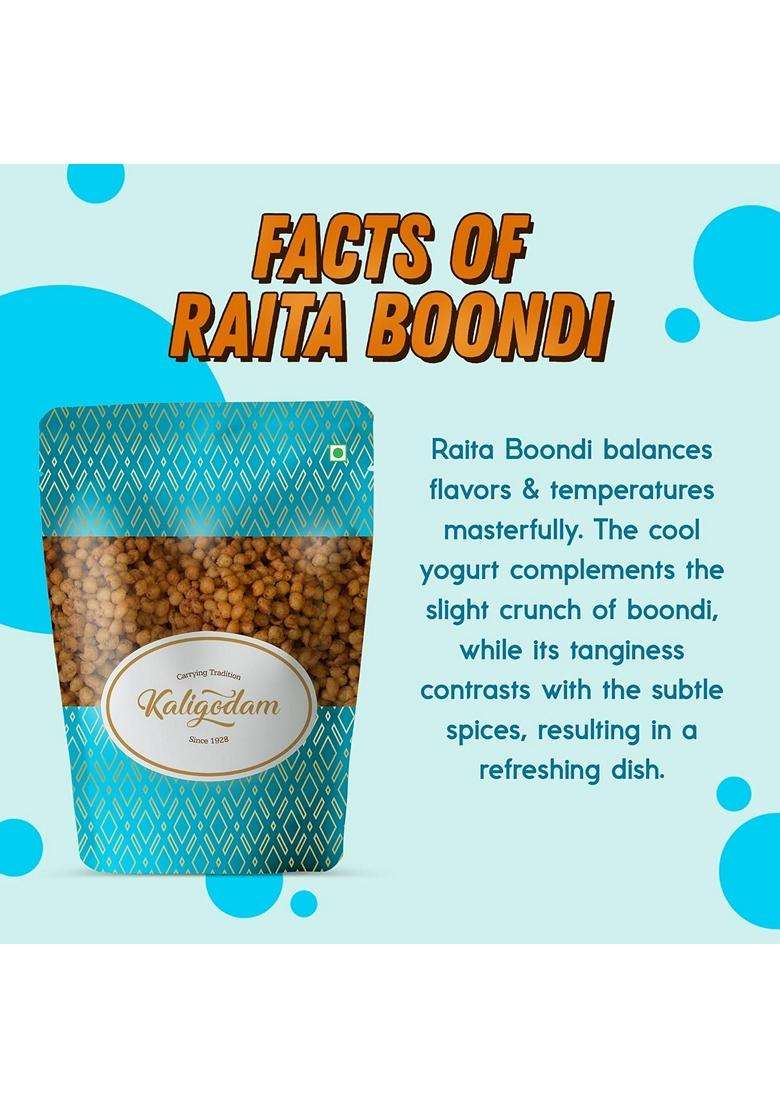 Kaligodam Boondi Combo 2 X 200Gm Premium Fresh Raita Boondiya Classic Taste Vegan Friendly Readytoeat Snacks Made With Finest Besan Crispy Light Teati - Indya
