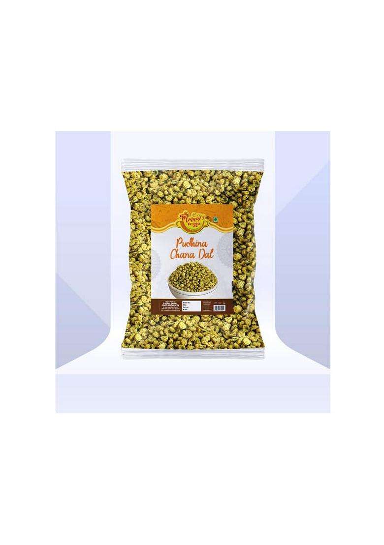 Mmaas Veggie Roasted Chana Dal Nimbu Pudina Chana Dal Roasted Nimbu Pudina Masala Chana Dal Nimbu Pudina Chana Gluten Free Vegan Snack Spicy Namkeen A - Indya