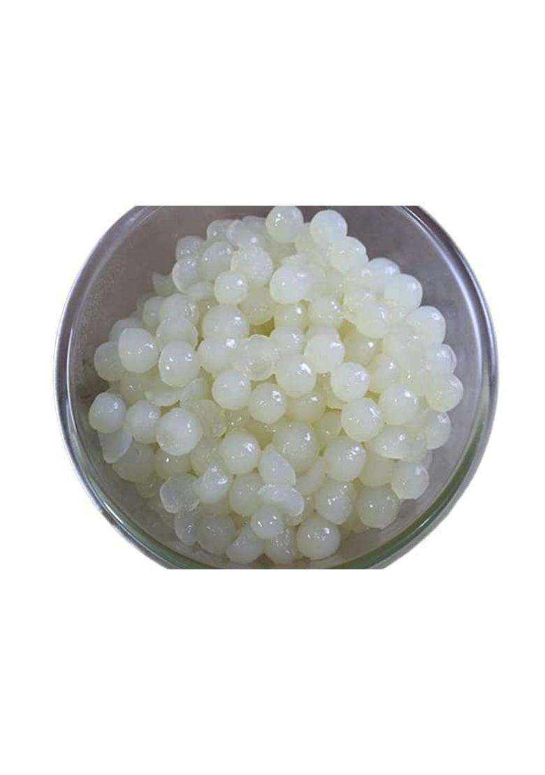 Veganic Nylon Sabudana Big Sabudana For Fry Tapioca Pearl For Fast Diet Foods Gluten Free 400G - Indya