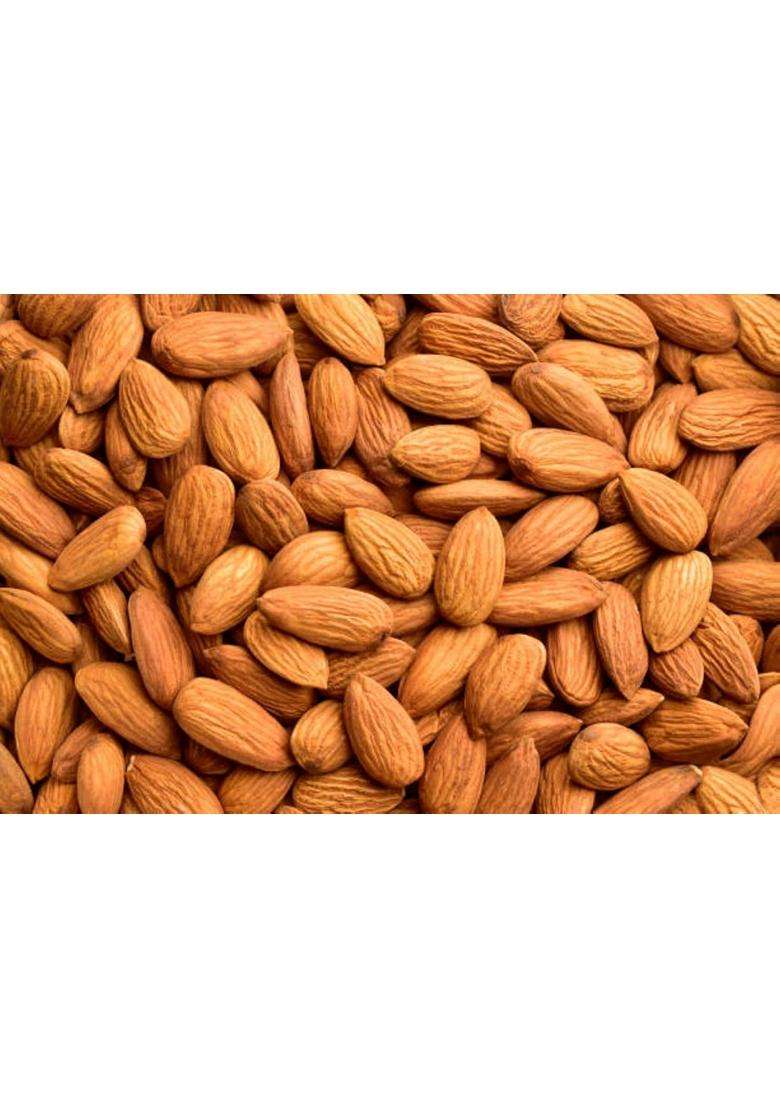Bharvi California Almonds Dried Badam High In Fiber Boost Immunity Real Nuts Gluten Free Zero Cholesterol 200Gm - Indya