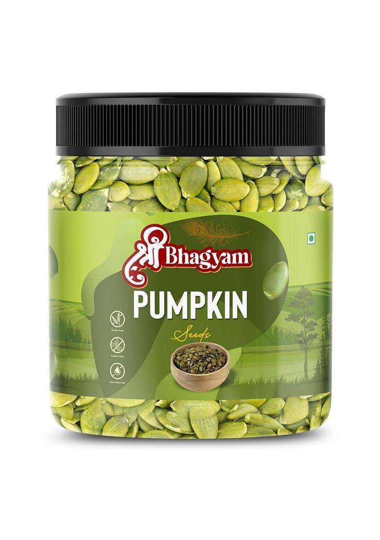 Shri Bhagyam Natural Premium Pumpkin Seeds 500Gm Immunity Boosting Super Seeds For Eating Gluten Free Vegan Pumpkin Seeds - Indya