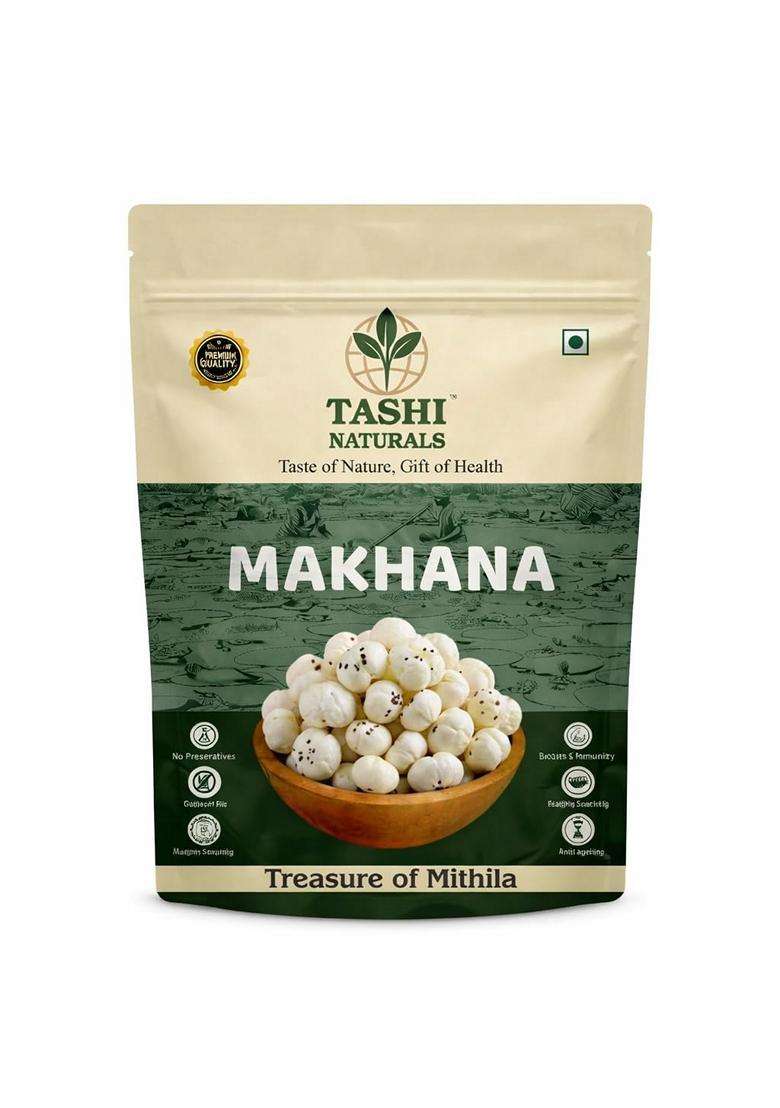 Tashi Naturals Makhana Puffed Snack 250G - Indya