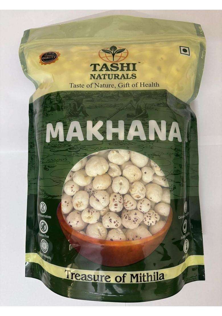 Tashi Naturals Makhana Puffed Snack 250G - Indya