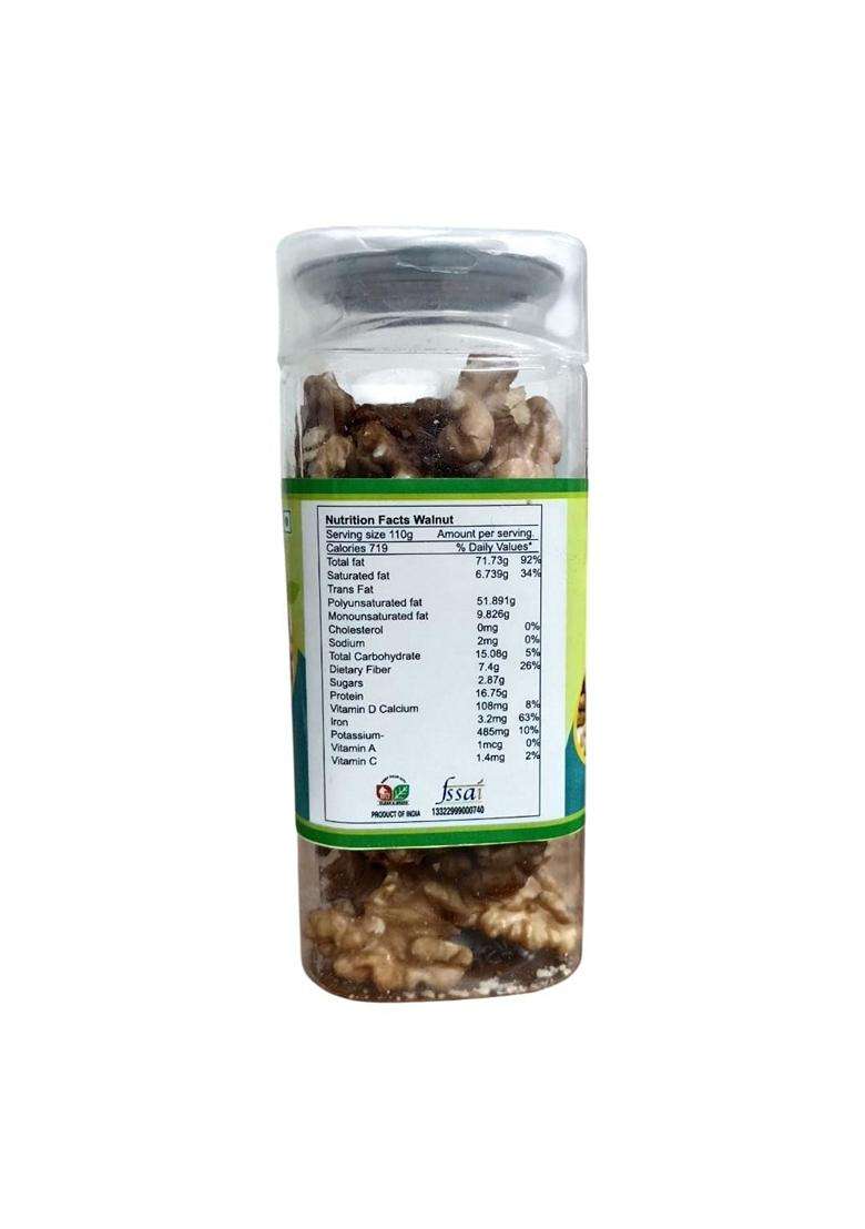 Koogly Walnut Kernels 110G All Natural No Preservatives No Additives Gluten Free Vegan Plant Based Walnuts Dry Fruit Walnuts Without Shell Akhrot Giri - Indya