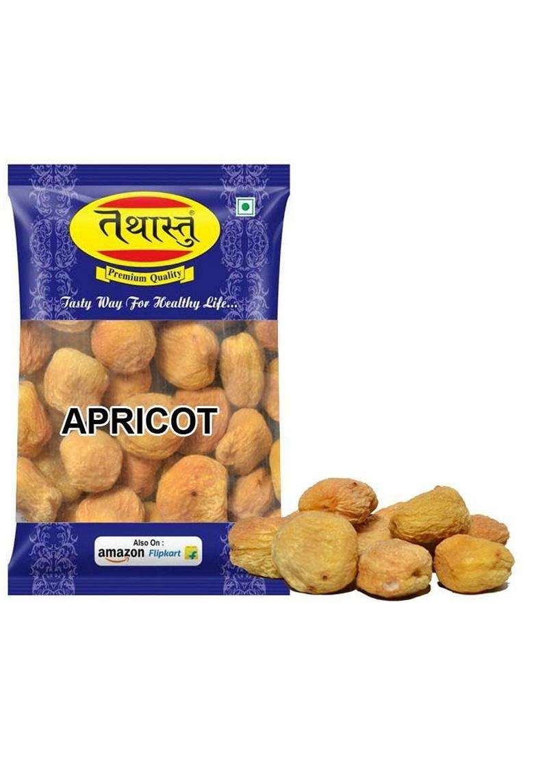 Tathastu Apricots Dry Fruits 250G Sun Dried Apricots Gluten Free Sodium Free Dried Apricot Dry Fruits Dry Apricot Pack Of 1 - Indya