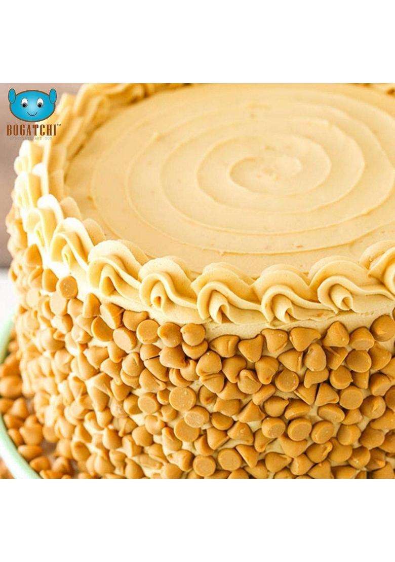 Bogatchi Crunchy And Crispy Butterscotch Nuts 8Mm Size Butterscotch Chips Gluten Free Vegan Made Of Real Cashews Use For Making Cake Shakes Ice Creams - Indya