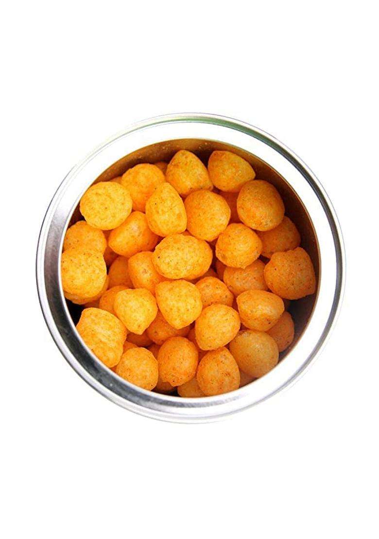 Organic Bites Cheddar Cheese Balls Cheese Flavoured Snacks Not Fried Plantbased Vegan Snack I Healthy Tasty Snacks 400 Gm - Indya