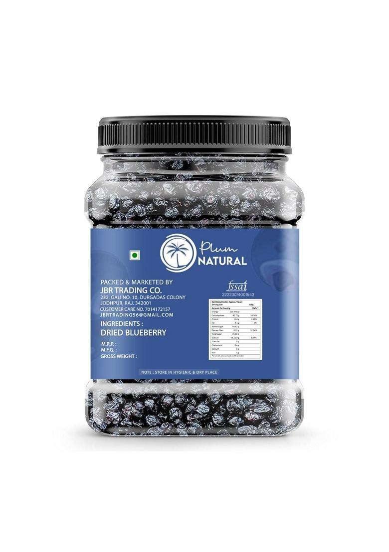 Dried Blueberries 1Kg Sweet Berries Dried Fruits Rich In Calcium Vitamin K Healthy Skin Boost Immunity Vegan Nongmo Preservativefree Blueberry Snacks - Indya