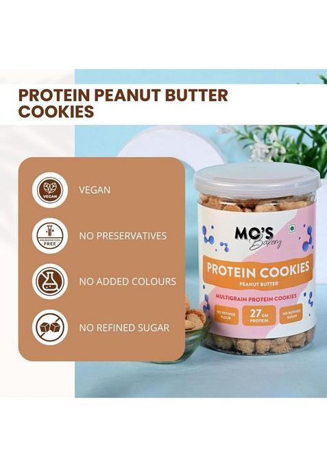 Buy Women Mos Peanut Butter Protein Cookies 200G 27 G Protein Per 100G ...