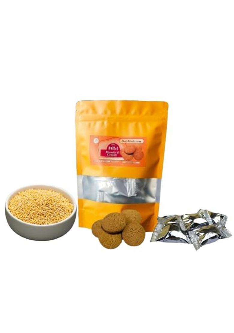 Ootymadecom Healthy Tasty Snack 400 Gm Pearl Millet Biscuits Delicious Fiberrich Healthy Snack For Kids Adults Combo Of 2 - Indya