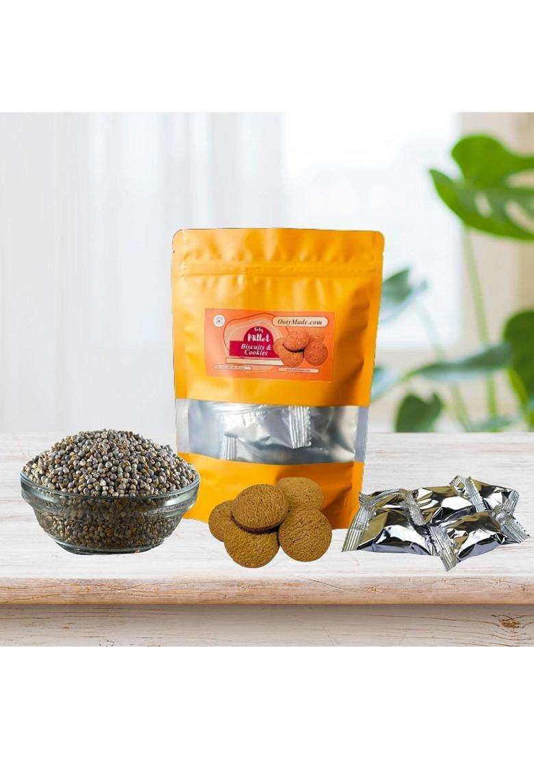 Ootymadecom Healthy Tasty Snack 400 Gm Pearl Millet Biscuits Delicious Fiberrich Healthy Snack For Kids Adults Combo Of 2 - Indya