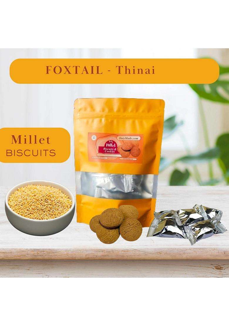 Ootymadecom Healthy Tasty Snack 400 Gm Pearl Millet Biscuits Delicious Fiberrich Healthy Snack For Kids Adults Combo Of 2 - Indya