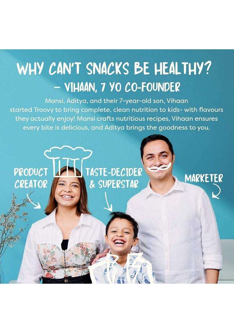 Troovy Healthy High Protein Puffs Cheese Herbs Flavoured No Palm Oil Cholesterol Or Trans Fats No Junk Chemicals Made With Multiple Millets Grains And - Indya