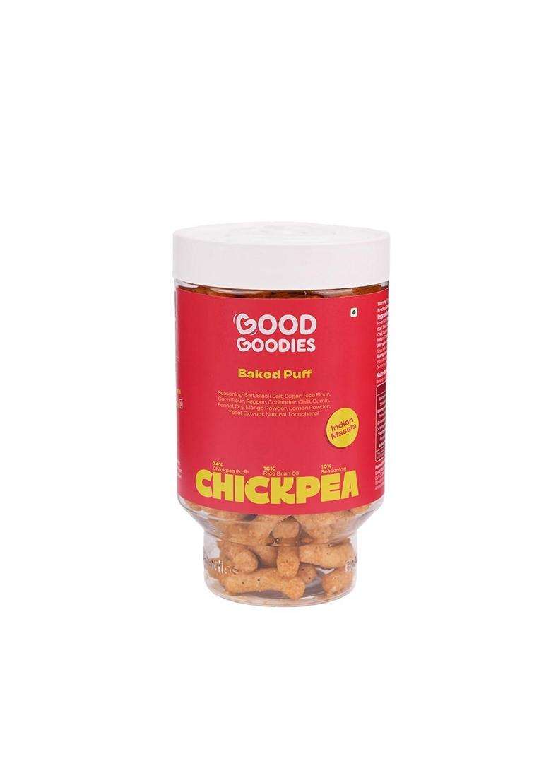 Good Goodies Baked Chickpea Puff Indian Masala Baked Not Fried Chickpeabased Snack No Maida No Palm Oil No Maltodextrin No Artificial Colours Or Prese - Indya