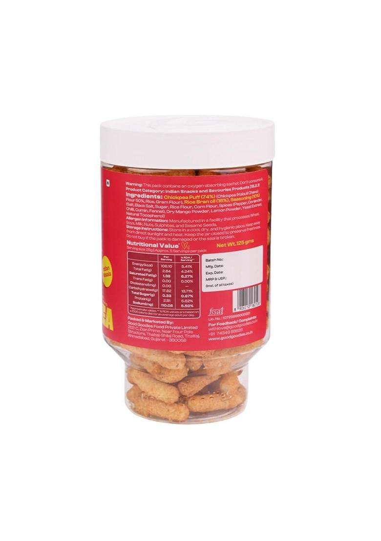 Good Goodies Baked Chickpea Puff Indian Masala Baked Not Fried Chickpeabased Snack No Maida No Palm Oil No Maltodextrin No Artificial Colours Or Prese - Indya