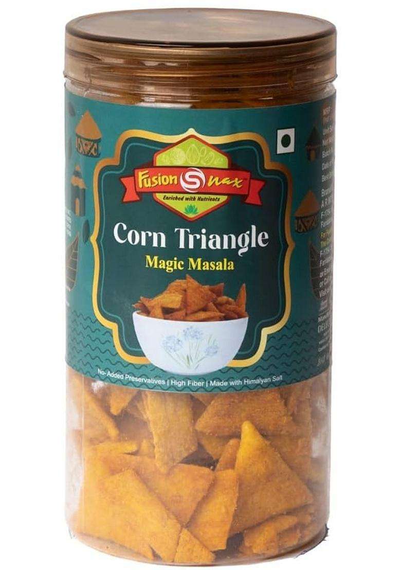 Fusionsnax Healthy Mixed Chips Combo Beetroot Jalapeno Corn Triangle Magic Masala Mix Veg Ragi Indian Masala High Protein Snacks No Palm Oil Pack Of 4 - Indya
