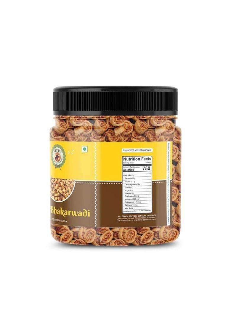 Gitto Dry Fruits More Bhakarwadi Baked To Perfection Crispy Mini Bites With Authentic Gujarati Taste Healthy Highfiber Snack With No Palm Oil Msg Or P - Indya