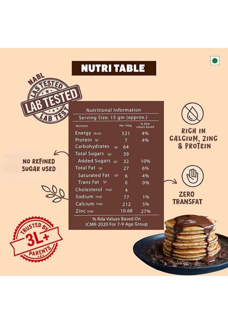 Gladful No Palm Oil Hazelnut Almond Chocolate Spread 300G No Refined Sugar Healthy High Protein Nut Butter Spread Clean Ingredients Chocolatey Nutty H - Indya